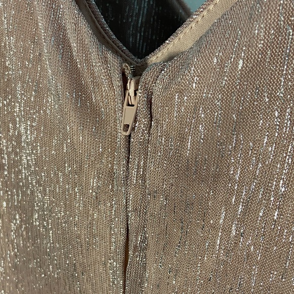 David’s Bridal Pink Sparkly Mini Dress - Picture 2 of 7